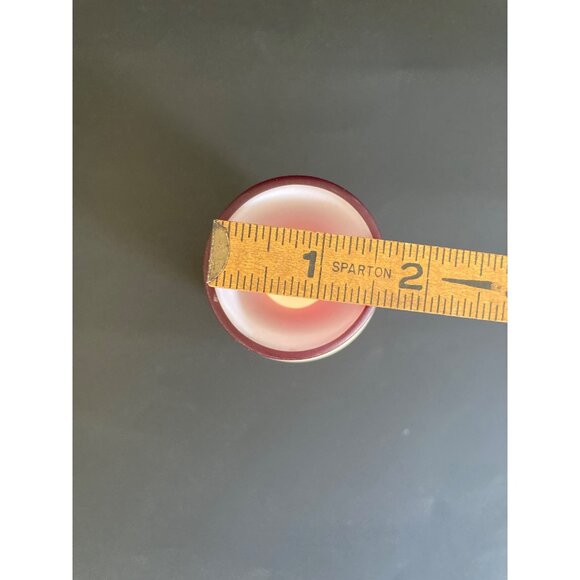 Vintage Imperial Art Glass Peach Blow Vase Cadmium GLOWS - Picture 9 of 9